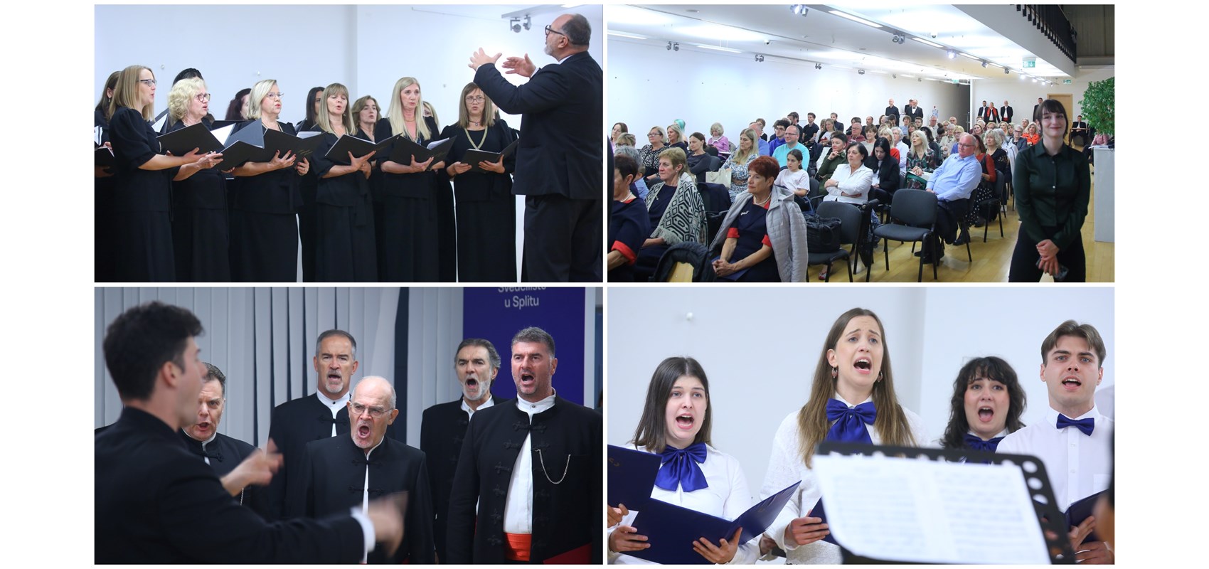 Održan veličanstven susret zborova u Sveučilišnoj galeriji